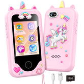 WEOLULI front view showing colorful toy phone and buttons for engaging play
