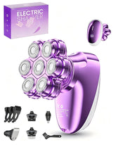 WEQOEE front view of full 5-in-1 grooming kit showing all attachments and compact body benefits