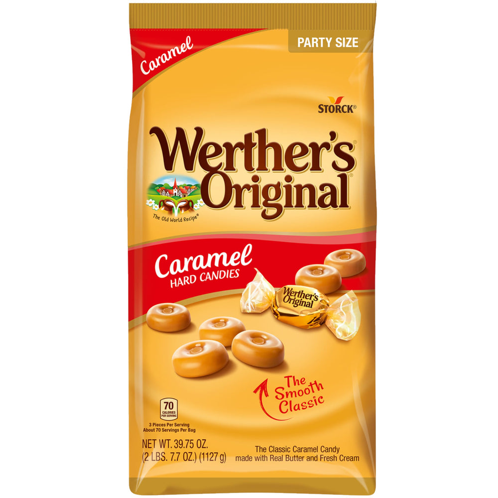 Werthrs front packaging bulk bag showing generous quantity for sharing