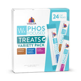 Weruva front packaging showing 24 tubes and variety pack benefits