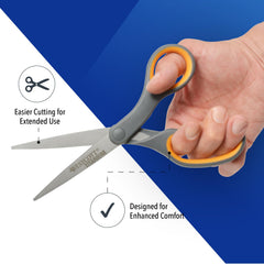 Westcott soft ergonomic handle detail highlighting comfort during use
