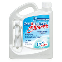 Wet & Forget bottle front label showing product name and size, easy identification benefit