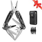WETOLS front view of closed multitool showing compact design and pocket-ready benefit
