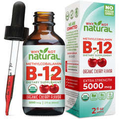 Why Not Natural bottle front packaging showing label and strength, clear product information benefit