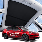Wigoo front roof sunshade installed showing clean fit and heat reduction
