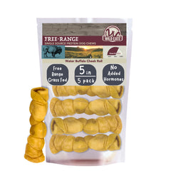Wild Eats front packaging showing five cheek rolls and product name, clear benefit visible