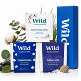 Wild refill front packaging showing eco box and scent names for easy choice