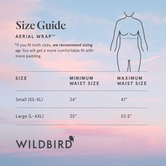 WildBird padded waist belt detail offering lumbar comfort