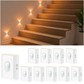WILLED front view of 10-pack showing compact lights and tidy arrangement, easy installation benefit