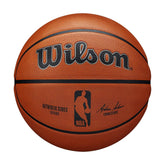 WILSON front view showing full-size design and NBA branding for pro look