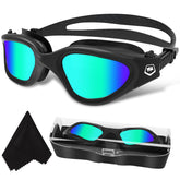 WIN.MAX front view of goggles showing polarized lenses and clear vision