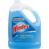 Windex gallon front label showing brand and long-lasting refill benefit