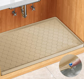 Winisok front view of beige silicone mat showing size and protection benefit