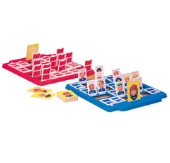 Winning Moves size comparison with hands showing compact, travel-friendly game units