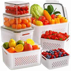 Winproper front packaging showing all six container sizes and lids, uncluttered storage benefit