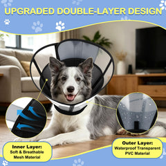WinWeal transparent PVC outer for clear vision and easy cleaning
