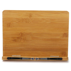 wishacc bamboo bookstand page clip detail holding pages securely for distraction-free use