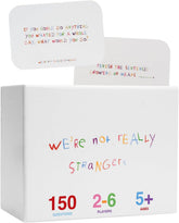 WE'RE NOT REALLY STRANGERS front box showing bright kid-friendly design and approachable packaging