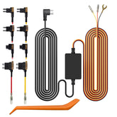 WOLFBOX hardwire kit front view showing compact control box and cables for tidy install