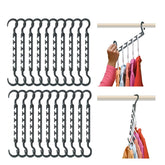 Wonder Hanger front packaging showing 20-pack in grey and organized benefit