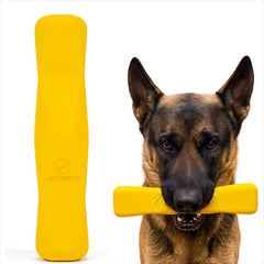 WoofBite stick front packaging showing durable design and guarantee