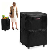 WORKPRO front view of rolling bag showing roomy capacity and sturdy frame