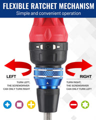 WORKPRO ratchet selector close-up for quick forward/reverse switching