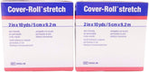 Wound Care Cover-Roll Stretch front packaging showing two rolls and clear labeling, ensures quick selection