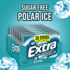 WRIGLEY'S EXTRA open pack displaying multiple sticks for quick access at meetings