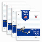 WritePads front packaging showing 600-sheet bulk and college-ruled benefits