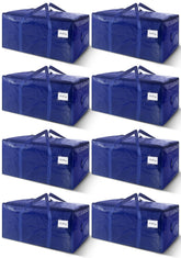 WTREE front view of dark blue bag showing size and durable construction benefit