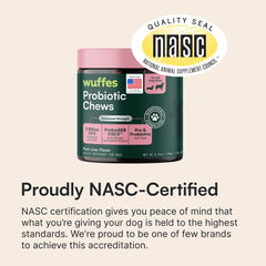 Wuffes marshmallow root ingredient shot illustrating calming benefit