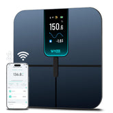 Wyze Scale Ultra front view showing sleek platform and readable display for quick checks