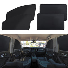 XCBYT front triangular panel showing quick magnetic mount and full blackout benefit