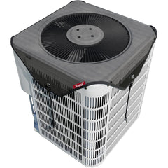 Xeeol front view showing full 36x36 cover protecting condenser, improves unit lifespan
