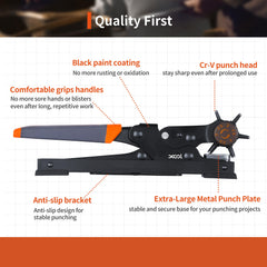 XOOL adjustable anti-skid bracket set for stable punches, improved precision benefit