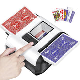 XPAW front view showing compact shuffler and card slots for convenient setup
