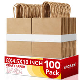 XPCARE front view of kraft bags showing clean packaging and usability