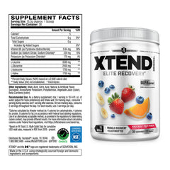 Xtend BCAA powder scoop close-up showing texture for easy mixing benefit