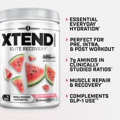 Xtend mixing in water to demonstrate clear dissolution and on‑the‑go hydration
