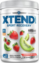 Xtend front packaging showing Strawberry Kiwi Splash and NSF badge benefit clarity