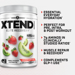 Xtend scoop with powder showing 7g BCAA serving