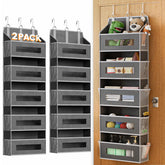 XyVoltic front view showing full 5-tier organizer and roomy pockets for decluttering