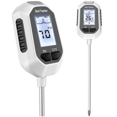 YAMRON front display showing moisture pH temperature and light readings for quick care