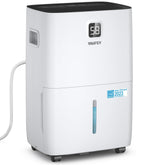 yaufey front view of dehumidifier showing compact design and powerful performance
