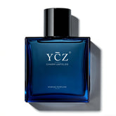 Ycz bottle front view showing sleek design and instant fresh appeal
