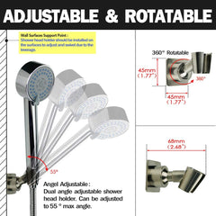 YDmeet side angle swivel joint demonstrating adjustable 55° tilt for convenience