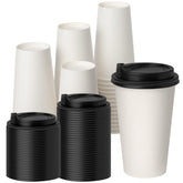 YEEHAW front view of 100-pack showing neat stacked cups and lids, easy storage benefit