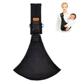 yemyig black sling front view showing ergonomic shape and easy access