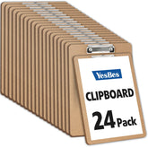 YesBes clipboard front view showing full letter-size board and clip for reliable writing